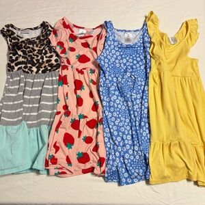 Colorful Kids Casual Dress Set